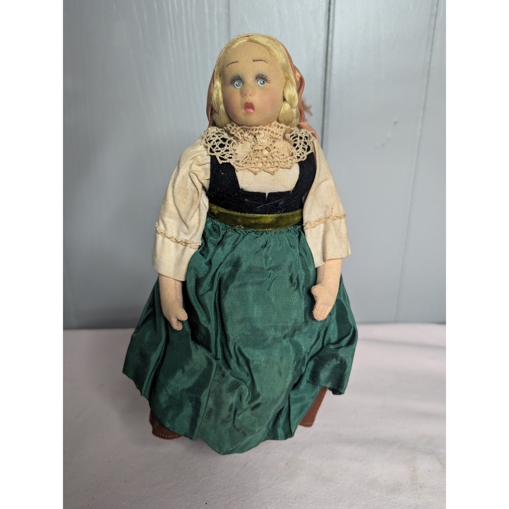 Lenci like Vintage 10" fully dressed with shoes doll metal leg joints St Vincent